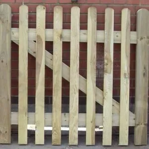 Ledged & Braced Handmade Palisade Gates - 2'10