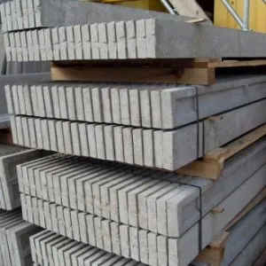 150mm x 1.83m x 50mm Concrete Recessed Gravel Boards