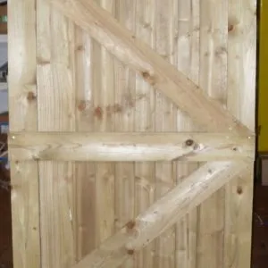 Our Own Handmade Ledged & Braced Closeboard Gates (Green or Brown)