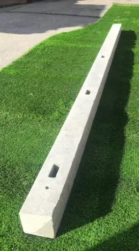Concrete Intermediate Posts Pointed Top
