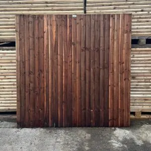 Our Own Handmade Closeboard Panels   Colour Green/Brown