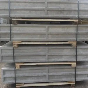 300mm x 1.83m x 50mm Concrete Recessed Gravel Board