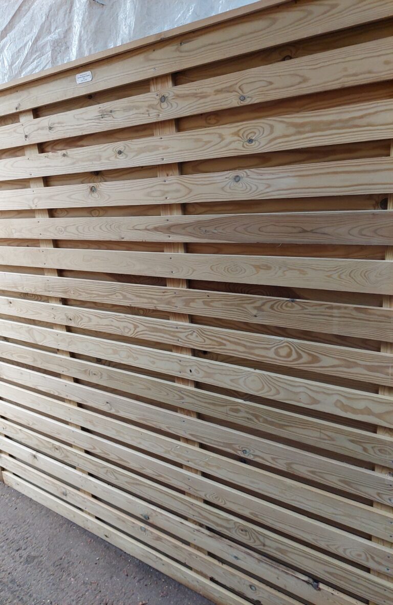 Handmade Contemporary Fence Panel